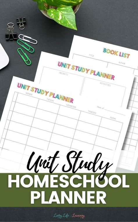 Fall Unit Study Homeschool Free, How To Write A Unit Study, List Of Unit Study Topics, Homesteading Unit Study, Homeschool Planner Printable Free Unit Studies, Homeschool Unit Study Planner, Homeschool Planning Printables, Unit Study Planner, Unit Study Homeschool