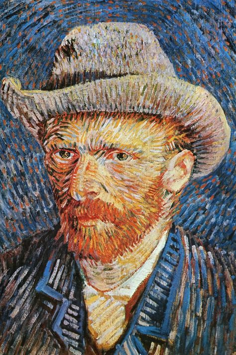 Van Gogh Tattoo, Artist Van Gogh, Van Gogh Self Portrait, Vincent Van Gogh Art, Vincent Van Gogh Paintings, Arte Van Gogh, Art Van, Van Gogh Paintings, Van Gogh Art