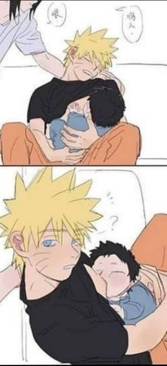 Bottom Naruto, Sasuke And Naruto Love, Naruto And Sasuke Funny, Comic Naruto, Naruto And Sasuke Kiss, Mpreg Anime, Menma Uzumaki, Naruto Minato, Anime Drawing Books