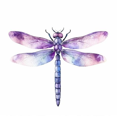 Dragonfly Purple, Dragonfly Drawing, Purple Dragonfly, Dragonfly Painting, Graphics Fairy, Scrap Material, Business Card Maker, Flyer Maker, Poster Maker