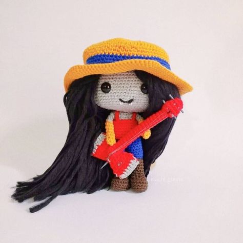 Marceline Crochet Pattern, Adventure Time Marceline, Adventure Time, Baby Items, Crochet Amigurumi, Crochet Baby, Free Crochet, Crochet Hats, Amigurumi