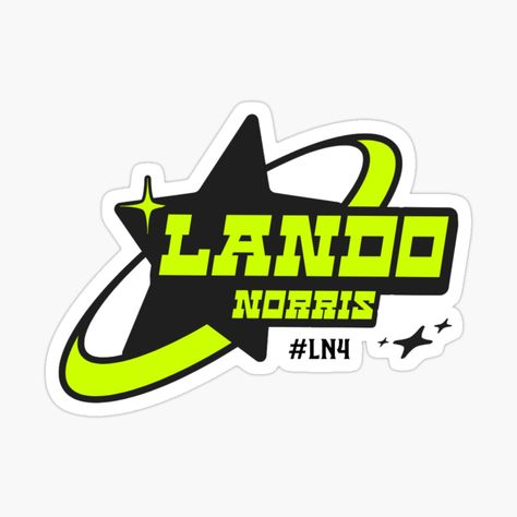 Get my art printed on awesome products. Support me at Redbubble #RBandME: https://www.redbubble.com/i/sticker/Lando-Norris-Star-Design-by-EggiesStace/159927132.EJUG5?asc=u Formual 1, Phone Cover Stickers, Sticker Board, Album Artwork Cover Art, F1 Art, Racing Stickers, Phone Decals, Scrapbook Book, Design Sticker