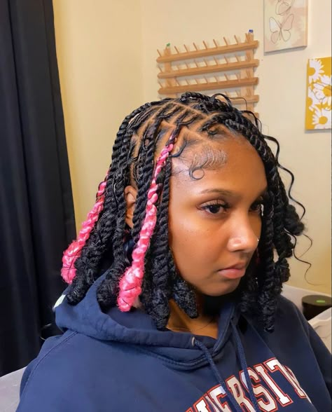 Invisible Locs, Short Twists, Protective Hairstyles For Natural Hair, Cute Braided Hairstyles, Pretty Hair Color, Back To School Hairstyles, Hairstyle Gallery, Locs Hairstyles, Braids For Black Hair