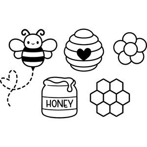 Honey Bees, Silhouette Design Store, Silhouette Design, Art Craft, Design Project, Design Store, Honey, Bee, Paper Crafts