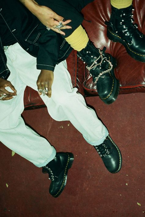 Dr. Martens and The Great Frog Collaboration Boots | HYPEBEAST Dock Martens, Dr Martens Aesthetic, Doc Martens Aesthetic, Uk Aesthetic, The Great Frog, Shoes Editorial, Skater Look, Punk Inspiration, Statement Shoe