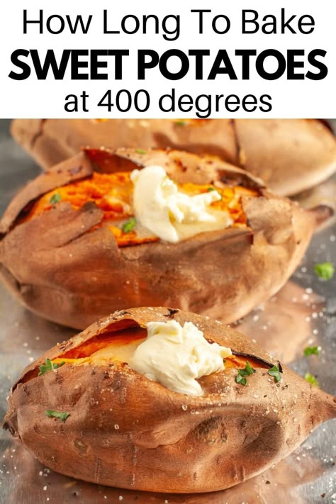 Baking A Sweet Potato In The Oven, How To Bake A Sweet Potato In The Oven, Sweet Potato In Oven, Sweet Potato In The Oven, Baked Sweet Potato Oven, Potato In The Oven, Twice Baked Sweet Potato, Best Baked Sweet Potato, Sweet Potato Oven