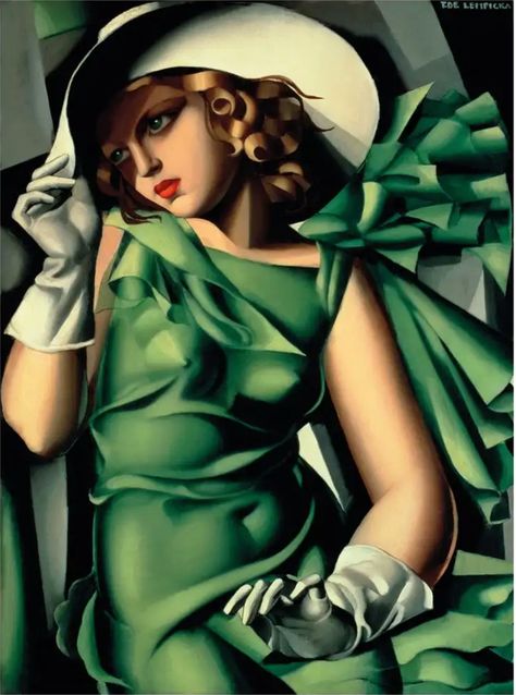 15 Iconic Art Deco Artworks | Art News by Kooness Tamara Lempicka, Art Deco Portrait, Arte Art Deco, Art Deco Artists, Art Deco Artwork, Art Deco Paintings, William Ellis, Banksy Graffiti, Art Deco Movement