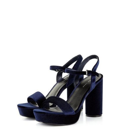 Navy Blue Quinceanera Shoes, High Heels Blue Prom, Dark Blue Platform Heels, Navy Blue Heels Aesthetic, Navy Blue Prom Shoes, Navy Blue Platform Heels, Midnight Blue Heels, Navy Blue Heels Wedding, Dark Blue High Heels