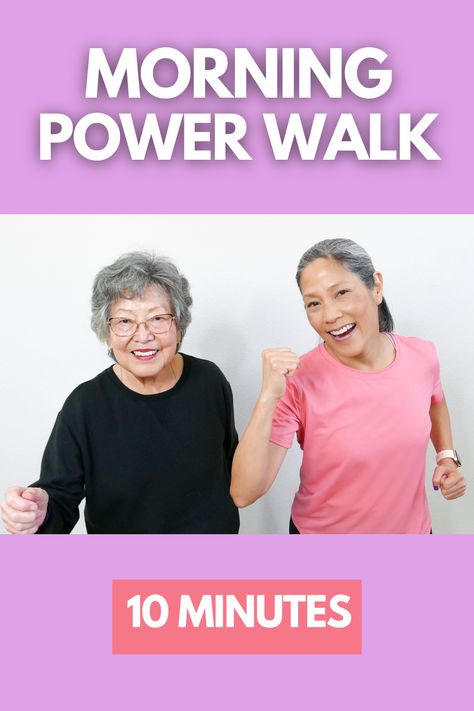 Get ready with us this morning by going on a quick 10 Minute Power Walk! This low impact walking workout is a great way to help wake up your whole body. Lace up your shoes and let’s go! Just tap our link to begin. #athomefitness #seniorfitness #beginnerfitness #walking #walkingworkout #fitspo #healthylifestyle #pedometer #quickworkout #strength #walk #yes2next Gentle Exercise, Walking Workouts, Gymnastics Routines, Senior Exercises, Knee Strengthening Exercises, Body Lace, Daily Exercises, Hardcore Workout, Walking Workout