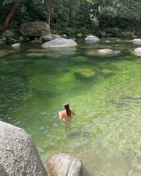 Claireeee 🤍 on Instagram: "Mossman gorge 🌳" Adventure Aesthetic, Queensland, Hot Tub, Golf Courses, Pool, Outdoor Decor, Travel, On Instagram, Instagram