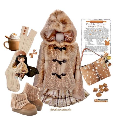 Deer Outfit, Shabby Chic Fall, Clueless Outfits, Winter Fit, Deer Print, Alternative Outfits, Really Cute Outfits, Cute Fits, Girly Outfits