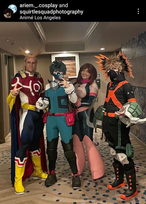 My Hero Academia Halloween Costumes, Mha Halloween Costumes, My Hero Cosplay, Group Cosplay Ideas, Group Cosplay, My Hero Academia Costume, Trio Halloween Costumes, Flip Book Animation, My Hero Academia Cosplay