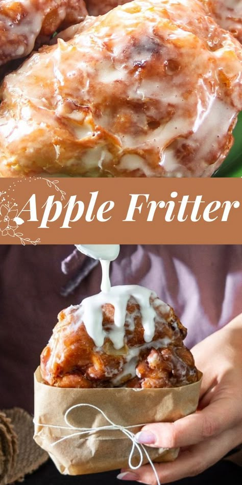 Oven Baked Apple, Baked Apple Fritters, Apple Fritter, Fried Apples, Dessert Easy, Fritter Recipes, Baked Apple, Apple Fritters, Homemade Apple