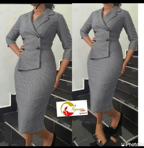 Official Blouses For Ladies, Office Dresses For Women Work Attire, Female Elegance, Dresses Wardrobe, Office Wear Outfit, Official Wear, Office Wears, Business Dress Women, Fashionable Work Outfit