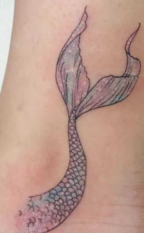 Mermaid Tails Tattoo, Mermaid Tail Tattoo, Hawaii Tattoo, Tail Tattoo, Starfish Tattoo, Hawaii Tattoos, Seashell Tattoos, Scale Tattoo, Mini Tattoo