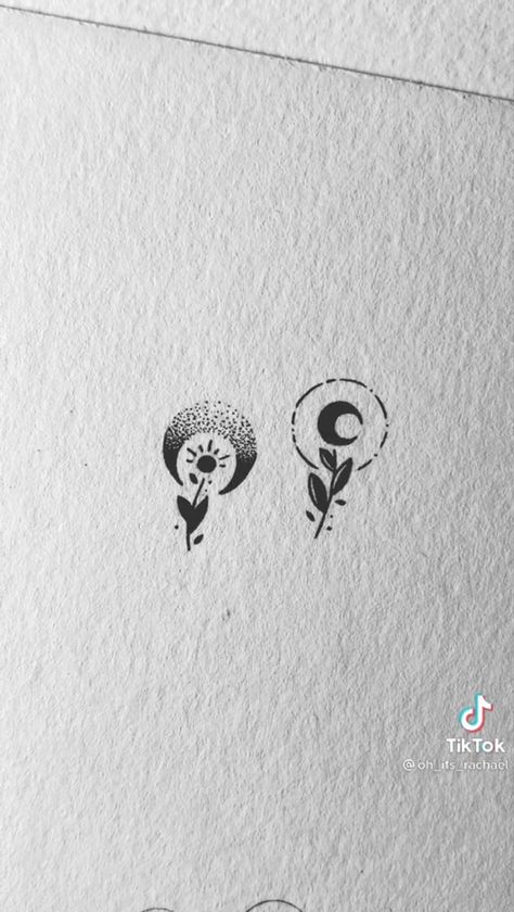 Sister Moon And Sun Tattoos, Matching Moon Tattoos Best Friends, Friends Tattoo Matching, Sun And Moon Tattoo Small Best Friends, Small Duo Tattoo Ideas, Small Coordinating Tattoos, Sun And Moon Tattoo Ideas Matching, Opposite Tattoos Matching Friends, Sister Sun And Moon Tattoo