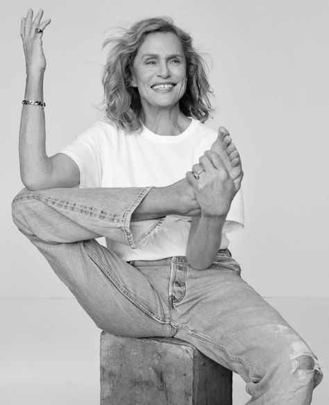 Unconditional Magazine, Age Photos, Lauren Hutton, Img Models, Badass Women, Aging Gracefully, Second Best, Her Smile, Vintage Denim