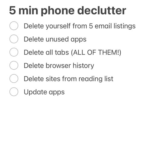 How To Declutter Your Phone, Phone Clean Out List, Phone Cleanse, Phone Declutter, Declutter Your Phone, Phone Reset, Cleaning Phone, Life Cleanse, Digital Declutter