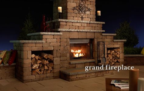 Outdoor Fireplace Kits, Outdoor Wood Burning Fireplace, Design Camino, Outside Fireplace, Fireplace Kits, Outdoor Fireplace Designs, Outdoor Fireplace Patio, Outdoor Stove, Patio Fireplace