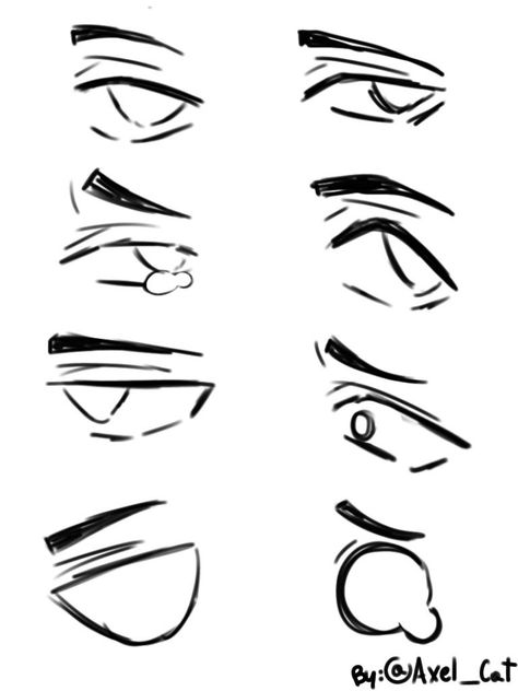 Drawing Base Eyes Male, Person Stuck In Box Drawing, Eyes Drawing Masc, Cartoon Hair Reference Male, Male Eyes Drawing Base, Stylized Eyes Drawing Reference, Eye Placement Drawing, Spiderman Eyes Drawing, Men Eyes Drawing Reference