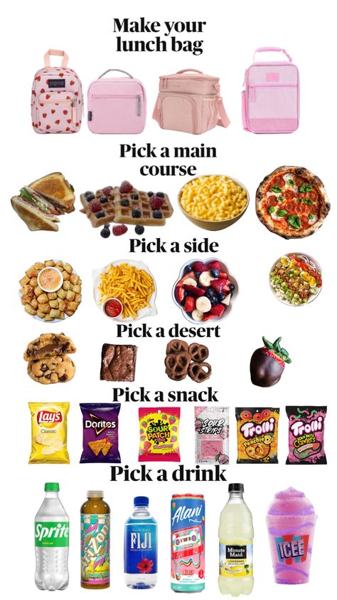 Easy Food For Sleepovers, Things To Pack For Lunch, Kids School Lunch Ideas, Choose Game, Quick School Lunches, Homemade School Lunches, Lunch For School, Kids Lunch Box Meals, Easy School Lunches