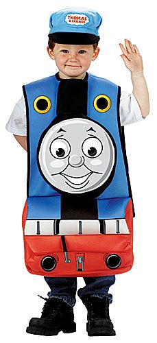 Kids Thomas the Tank Engine Costume Foam Train OverlayEngineer CapNow, your child can be king of the tracks in this licensed Thomas the Tank Engine costume! The kids Thomas The Train Costume, Train Costume, Thomas Birthday Parties, Childrens Fancy Dress, Made Costume, Movie Character Costumes, Friend Costumes, Horse Costumes, Birthday Party Centerpieces