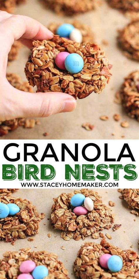 Bird Nest Snack, Bird Themed Snacks, Bird Snacks For Kids, Bird Theme Food, Bird Nest Treats, Edible Nest, Edible Birds Nest, Easter Treats To Sell, Bird Snacks