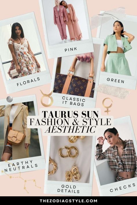 taurus sun fashion style aesthetic Taurus Fashion, Taurus Style, Taurus Ascendant, Fashion Style Aesthetic, Taurus Sun, Sun In Taurus, Sun Fashion, Hunter Wellies, Taurus Love