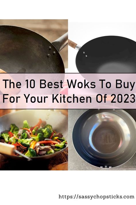 When looking for the best woks, they should be made of high quality and suitable material according to your needs. Best Wok To Buy, Best Wok, Woks, Chopsticks, Yummy Recipes, Stir Fry, Asian Recipes, The 10, Yummy Food