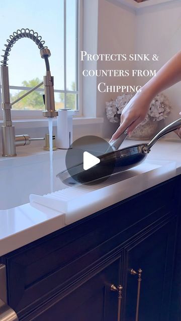 Nicole Boyle on Instagram: "The link is in my bio. Protect your countertops and sink from dish washing with this silicone edge protector. Save your hands from dishwashing with this scrub daddy attachment. Comment links for all kitchen details." Kitchen Details, Dish Washing, Amazon Home, Home Hacks, Save Yourself, Cleaning Hacks, Countertops, New Homes