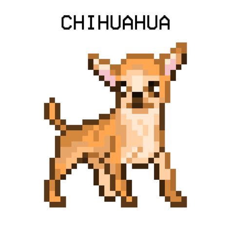 Pixel Art Illustration - 32 x 32 pixels Pixel Art Dog, Pixel Dog, Pin Search, Pix Art, Minecraft Pixel Art, Pixel Art Design, Pixel Pattern, Pixel Art Pattern, Bee Art