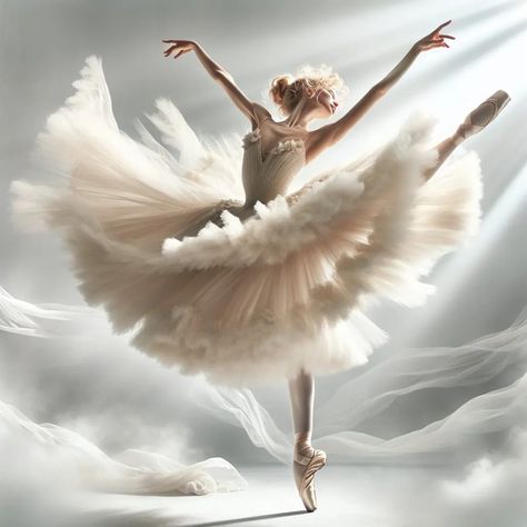 Ballerina in White - AI Generated Artwork - NightCafe Creator Night Cafe, Soft Lens, Art Generator, Free Fun, Ballet Dancers, Art Movement, Arabesque, Ivory Color, Cool Artwork