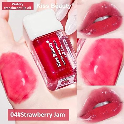 Jelly Lipstick, Beauty Water, Kiss Beauty, Shiny Lips, Hydrating Lip Gloss, Lip Cosmetics, Clear Lip Gloss, Gloss Labial, Remove Makeup