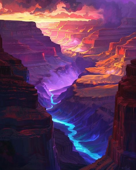 Grand canyon of my dreams 💎🌟 . . #grandcanyon #nature #naturaleza #photooftheday #arizona #usa #ai #ia #digitalart #artist #art #dreams Fantasy Place, Desert Landscapes, Painting Reference, Desert Art, Arizona Usa, Style Finder, Fantasy Places, Desert Landscaping, Colorful Wallpaper