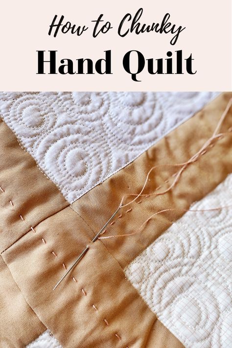 Beginner Hand Quilting, How To Hand Quilt, Hand Quilting Technique, Basting A Quilt, Charm Quilts, Girl Quilts Patterns, Hand Stitches, Tie Quilt, Quilt Sewing Patterns