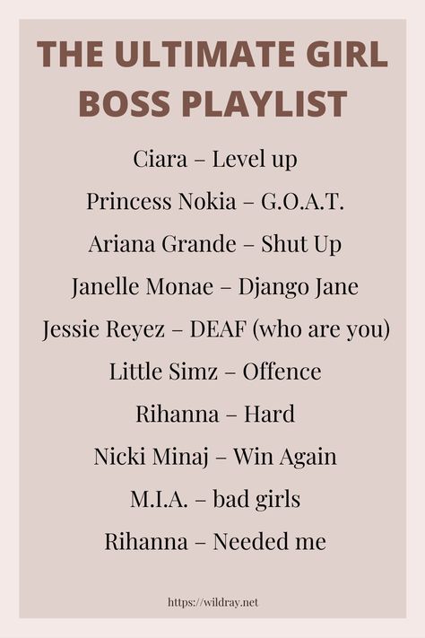 Hustle Songs, Playlist Inspiration, Girl Power Songs, Boss Music, Jessie Reyez, Girl Power Playlist, Music Girl, Siren Song, Playlist Ideas