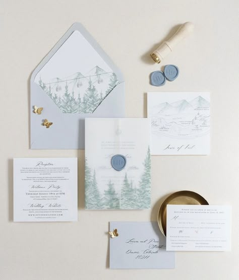 Mountain Invitation, Beaver Creek Wedding, Mountain Wedding Invitations, Aspen Wedding, Mountain Weddings, Vermont Wedding, Wedding Branding, Engagement Invitations, Create Invitations