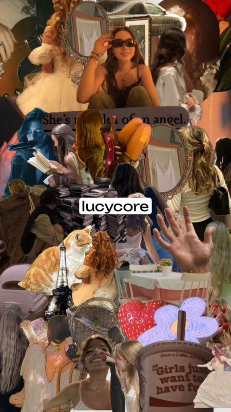 Lucycore 🤍 Lucy + Core + Aesthetic, Lucy Core, Oxford Comma, + Core + Aesthetic, My Vibe, Cute Wallpapers, Things To Come, Long Hair Styles