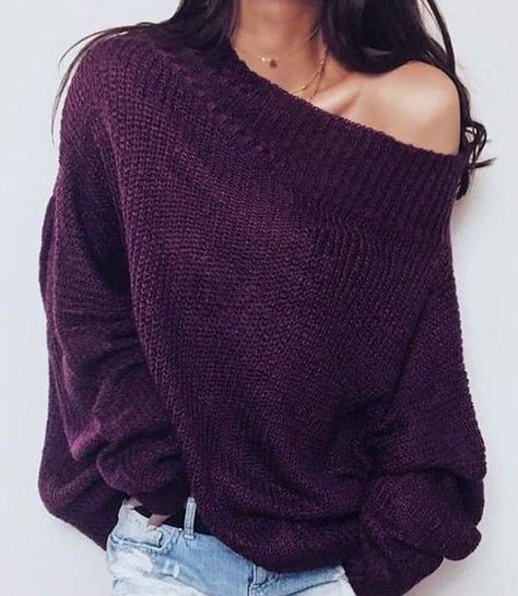 Purple Sweater Outfit, Sweater Outfit Women, Outfit Coquette, Purple Jumpers, Sweater Outfit, Purple Outfits, Yellow And Purple, Fashionable Outfits, Outfit Women