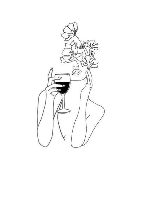 Fine Line Tattoo Flash, Wine Tattoo Ideas, Wine Glass Tattoo, Linework Art, Tattoo Fixes, Candle Logo Design, The Best Tattoos, Self Love Tattoo, Armband Tattoo Design