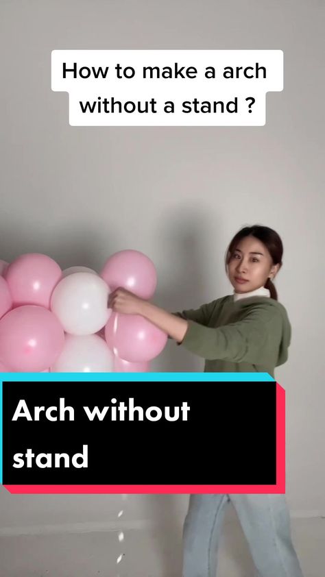 How To Make Balloon Arch Without Stand, Freestanding Balloon Arch, Balloon Arch With Stand, Balloon Arch Tricks, Free Standing Balloon Arch, Balloon Arch Without Stand, Free Standing Balloon Garland, Ballon Arch Design, Half Balloon Arch