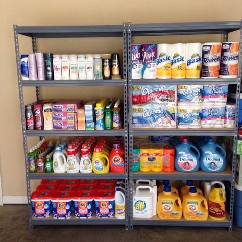 Prepper Storage, Coupon Stockpile Organization, Stock Pile Organization, Stockpile Organization, Extreme Couponing Stockpile, Stock Pile, Emergency Preparedness Food, Coupon Stockpile, Emergency Food Storage