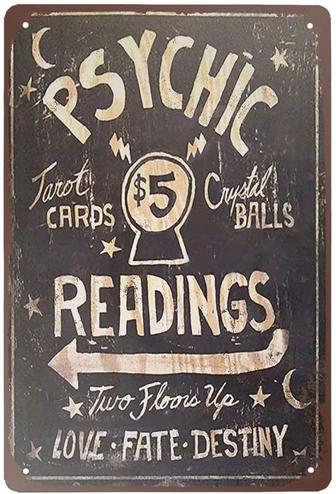 Vintage Fortune Teller, Fate Destiny, Vintage Tarot Cards, Love Destiny, Vintage Tarot, Pool Signs, Crystal Balls, Sign Materials, Reading Tarot Cards