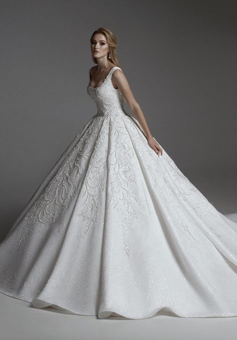 Wedding Gown Luxury, Regal Wedding Dress Queens, Ballroom Dress Wedding, Ballroom Wedding Gown, Beaded Ball Gown Wedding Dress, Beaded Ballgown Wedding Dress, Embossed Wedding Dress, Ball Room Wedding Dress, Elegant Classic Wedding Dress