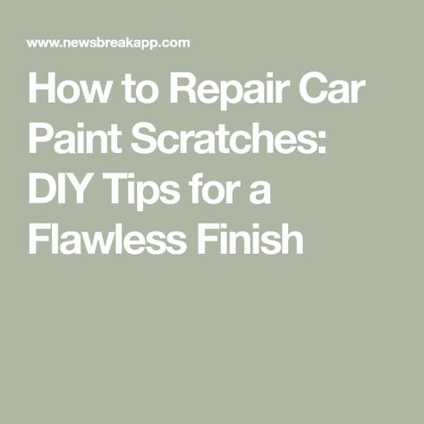 How to Repair Car Paint Scratches: DIY Tips for a Flawless Finish Car Soap, Car Paint Colors, Diy Techniques, Car Polish, Car Wax, Car Paint, Car Hacks, Diy Tips, Scratch Off