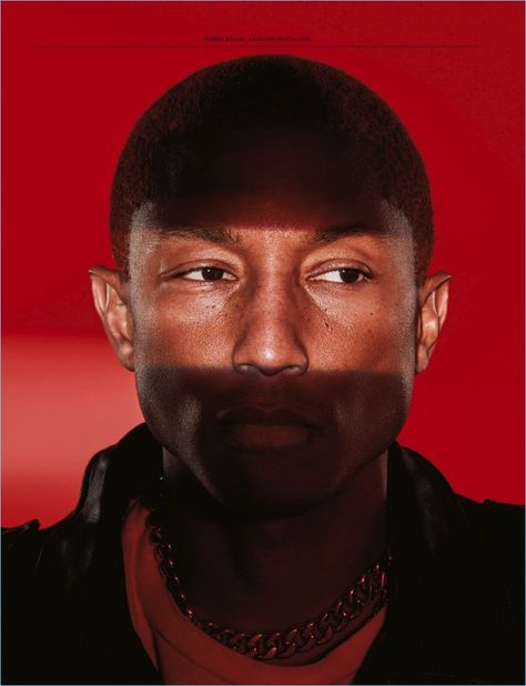 Music artist Pharrell wears Human Made. High Contrast Portrait, Artist Photoshoot, Image Aesthetic, Liz Phair, Music Photoshoot, Kevin Parker, Musician Portraits, Music Cover Photos, Jenny Lewis