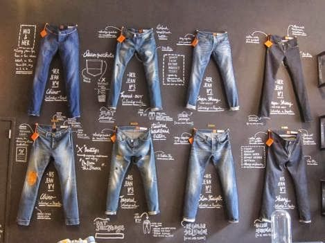 Denim Display, Display Visual Merchandising, Clothing Store Displays, Store Window Display, Visual Merchandising Displays, Store Window Displays, Retail Inspiration, Good Genes, Retail Merchandising