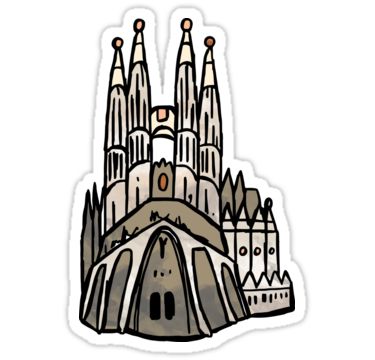 Barcelona Stickers, Notebook Stickers, Vinyl Wall Stickers, Beautiful Stickers, Merchandise Design, Custom Magnets, Laptop Stickers, Travel Journal, Hard Hats