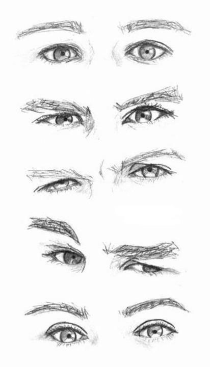 Como dibujar ojos de un hombre Ako Kresliť, Realistic Eye Drawing, 얼굴 드로잉, Eye Sketch, 얼굴 그리기, Sketchbook Pages, Anatomy Drawing, Poses References, Art Instructions