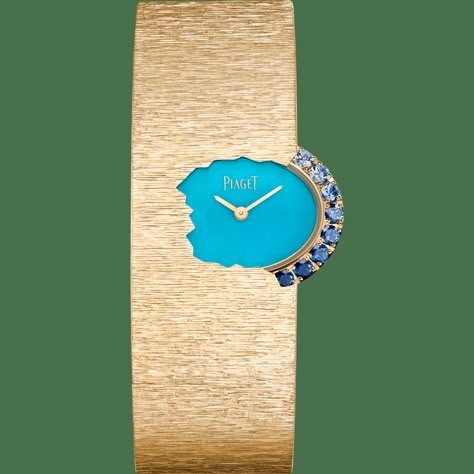 Piaget High Jewelry, Piaget Watch Women, Opal Watch, Piaget Watch, Turquoise Watch, Piaget Rose, Sapphire Watch, Piaget Jewelry, Jenny Lee